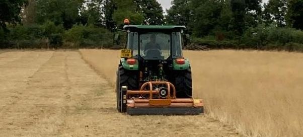 Professional Paddock and Field Grass Topping Service in Oxfordshire